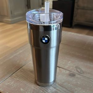 BMW Silver Stainless Steel Tumbler
